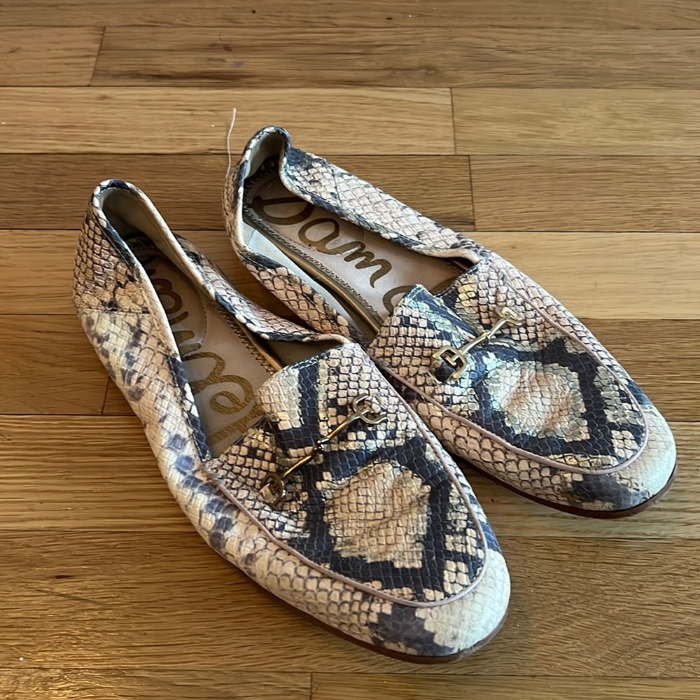 Sam Edelman Loraine bit loafer size 7.5 snake